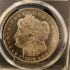 1878 Morgan Silver Dollar PCGS Certified $1 Coin 0.9 Fineness 7/8TF Strong