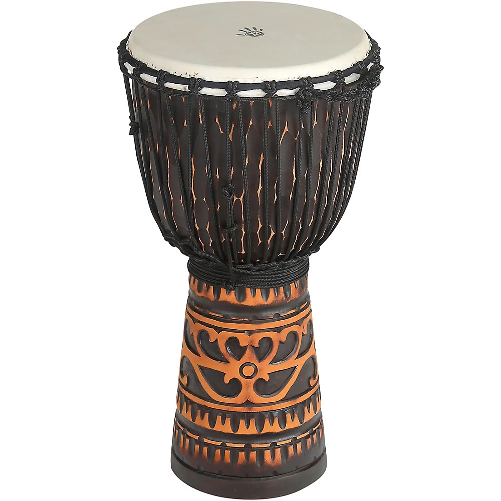 Барабаны X8 с глубокой резьбой по старинному шоколаду Djembe Drum 12 дюймов 38690₽