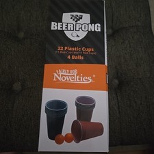Beer Pong Set - Ping Pong Balls Alcohol Game - Ultimate Fun College Party Game