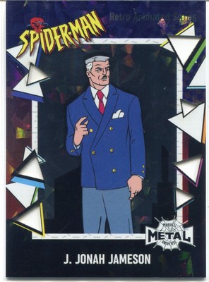 Spider-Man Marvel Metal Universe Retro Animated Card AST-8 J