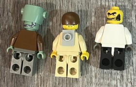 2002 LEGO Studios: Scary Laboratory Set #1382 90% Complete Used 4 Mini Figures