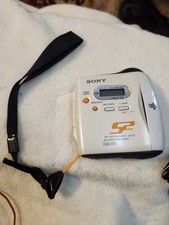 Sony MZ-S1 NetMD Walkman MiniDisc Recorder Silver G-Protection Digital Mega Bass