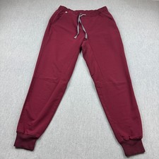 FIGS Tansen Jogger Scrub Pants Mens Medium Red Medical Nursing Technical