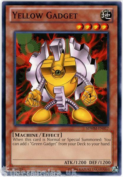 SDMM-EN017 Yellow Gadget UNL Edition Mint YuGiOh Card