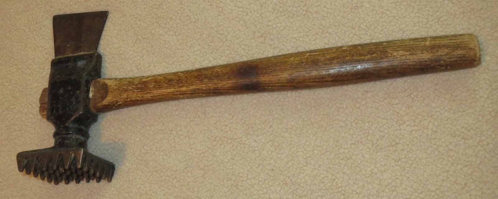 Antique Cast Iron Meat Tenderizer/Ice Hammer ~ Kitchen Tool 12”