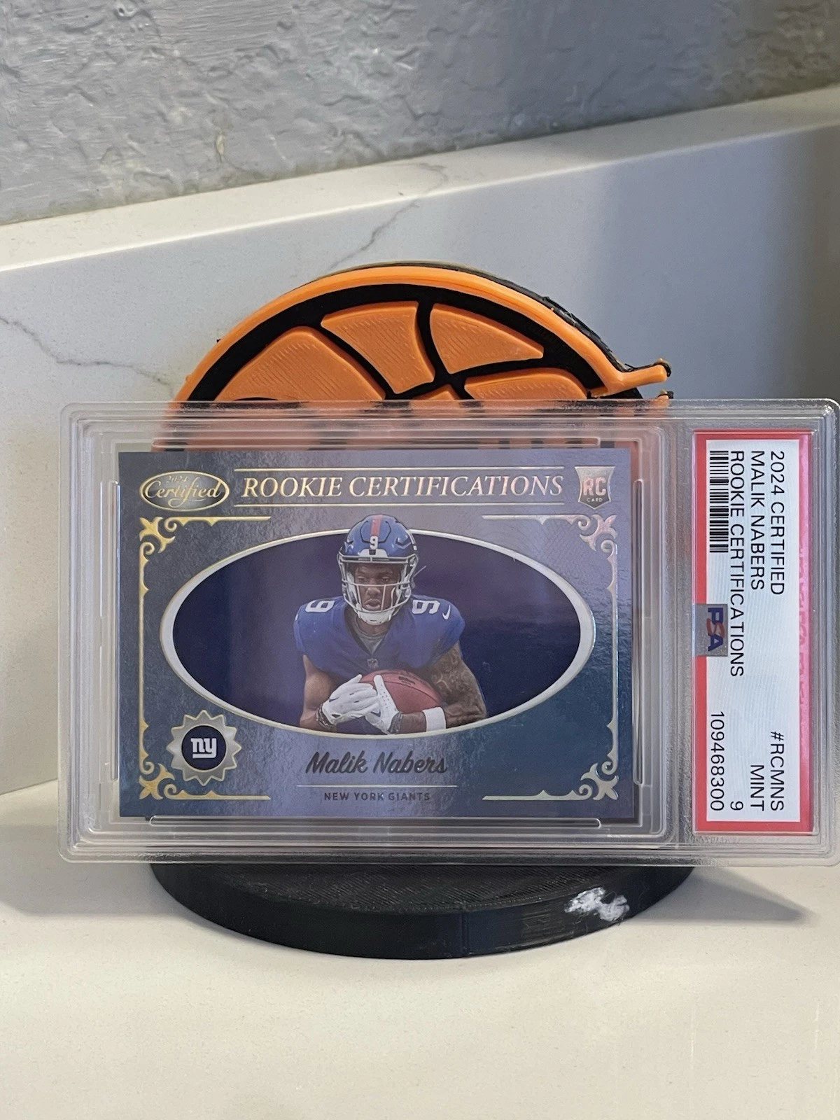 Malik Nabers Panini Certified Rookie Certifications #RCMNS Base