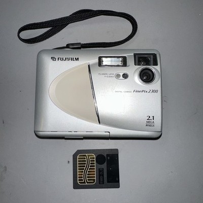 Fujifilm FinePix 2300 2.1MP Compact Digital Camera Silver With SM