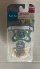 MAM COLORS OF NATURE ORIGINAL 0-6 Month FOX PACIFIERS BP1