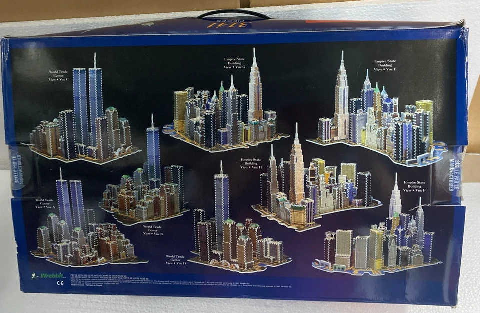 NEW Wrebbit Puzz 3D New York New York 3141 Pieces Puzzle, Factory Sealed - Image 4 of 4