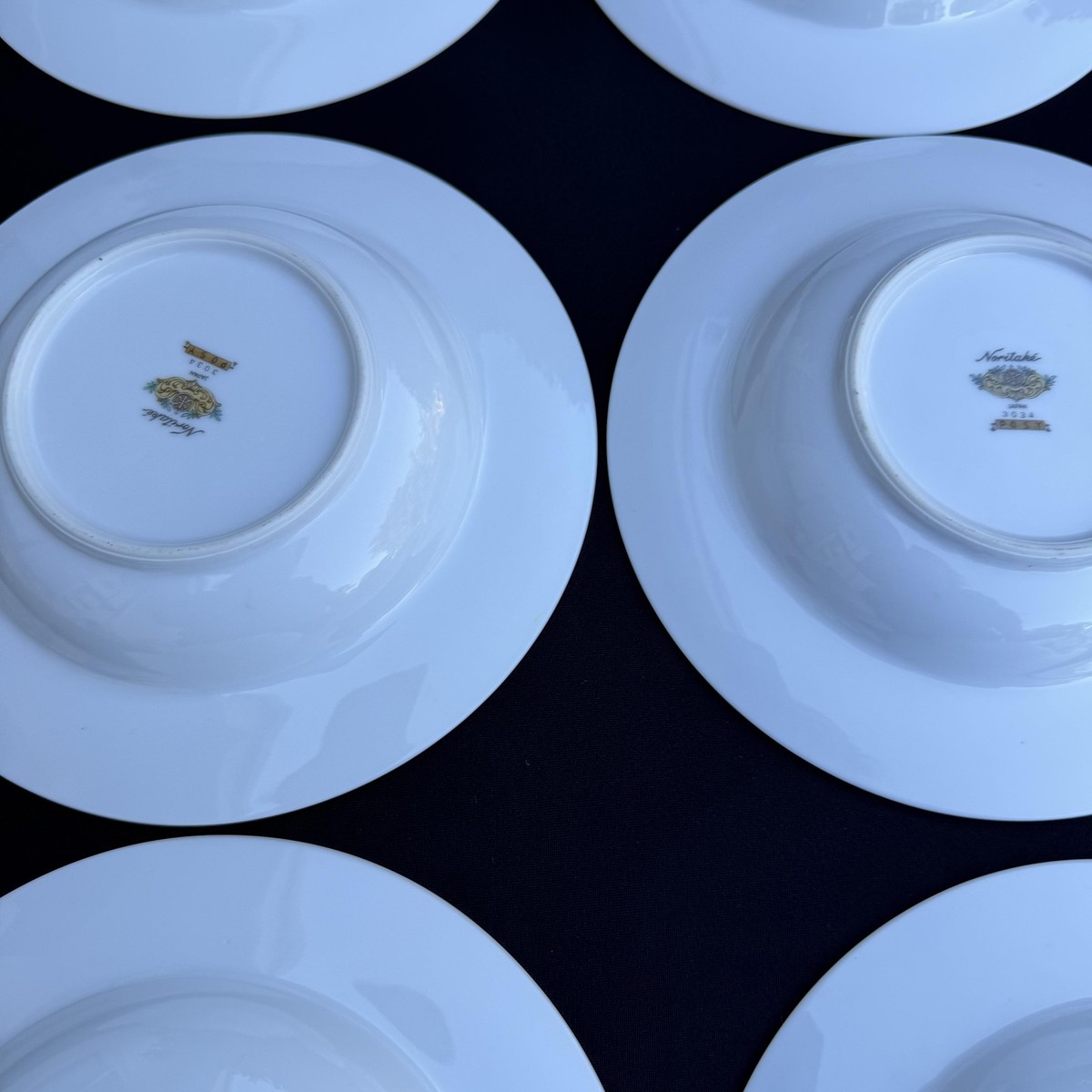 VTG Noritake Posy 3034 Japan Set 11pc Soup Bowls 8.1