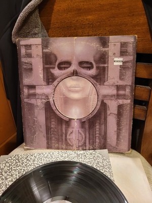 ELP Brain Salad Surgery LP Manticore MC66669 1973 VG Vinyl Good Cover Prog Rock