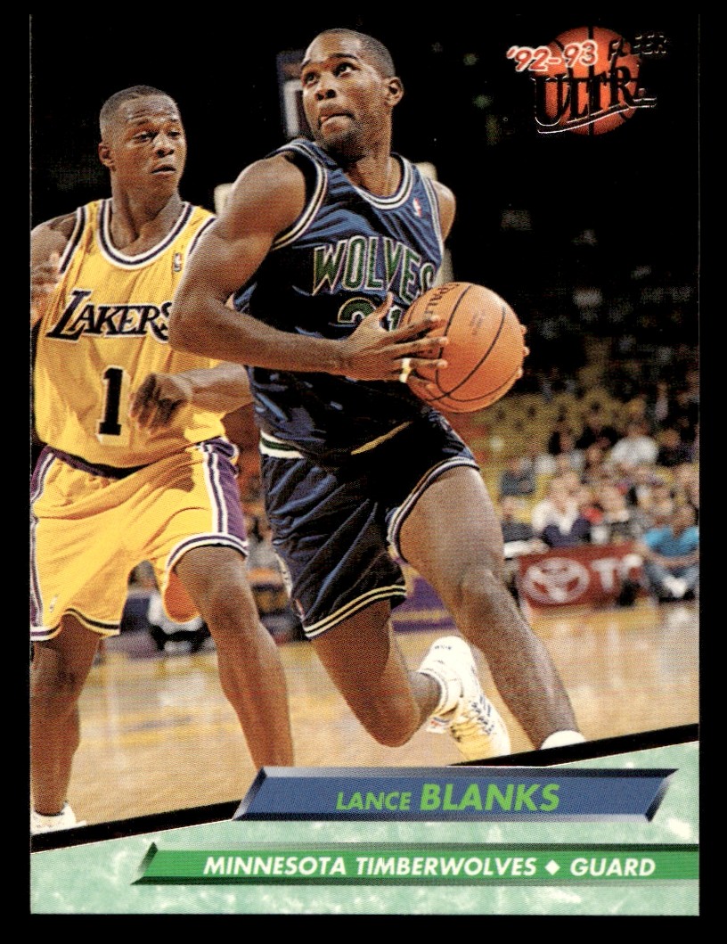 1992 Ultra Lance Blanks #303 Minnesota Timberwolves