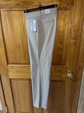 NWT WOMEN'S DOCKERS PANTS SZ 6 MED. LIGHT KHAKI 4 POCKET IDEAL FIT STRETCH