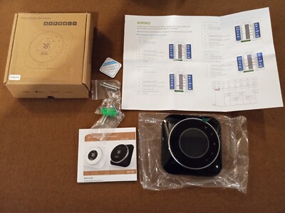 BECA BHP-6000 Heat Pump Thermostat WIFI 3 Heat/2 Cool Black Digital