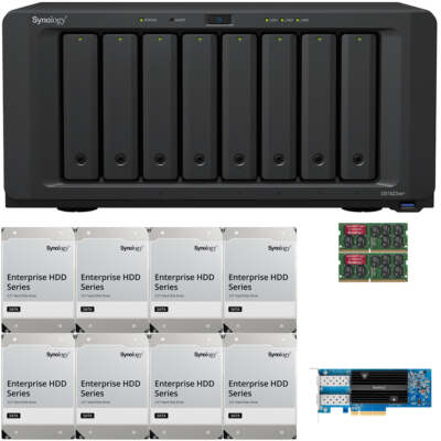 Synology DS1823xs+ 8-Bay NAS 32GB RAM 25GbE 32TB (8x4TB) of Drives