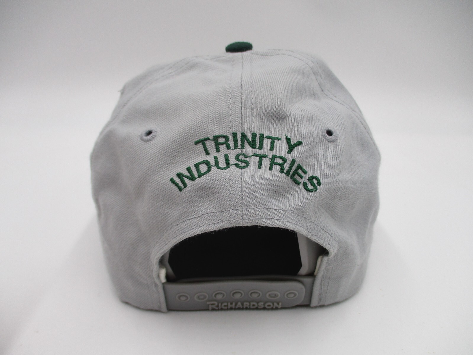 Quest 2000 Trinity Industries Hat Cap Gray Green … - image 3