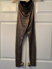 Topshop ladies sparkly leggings elastic waist party wear