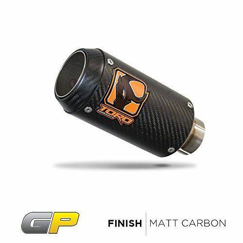 Silenciador Toro GP, carbono mate para ajuste de abrazadera de 51 mm (componente)