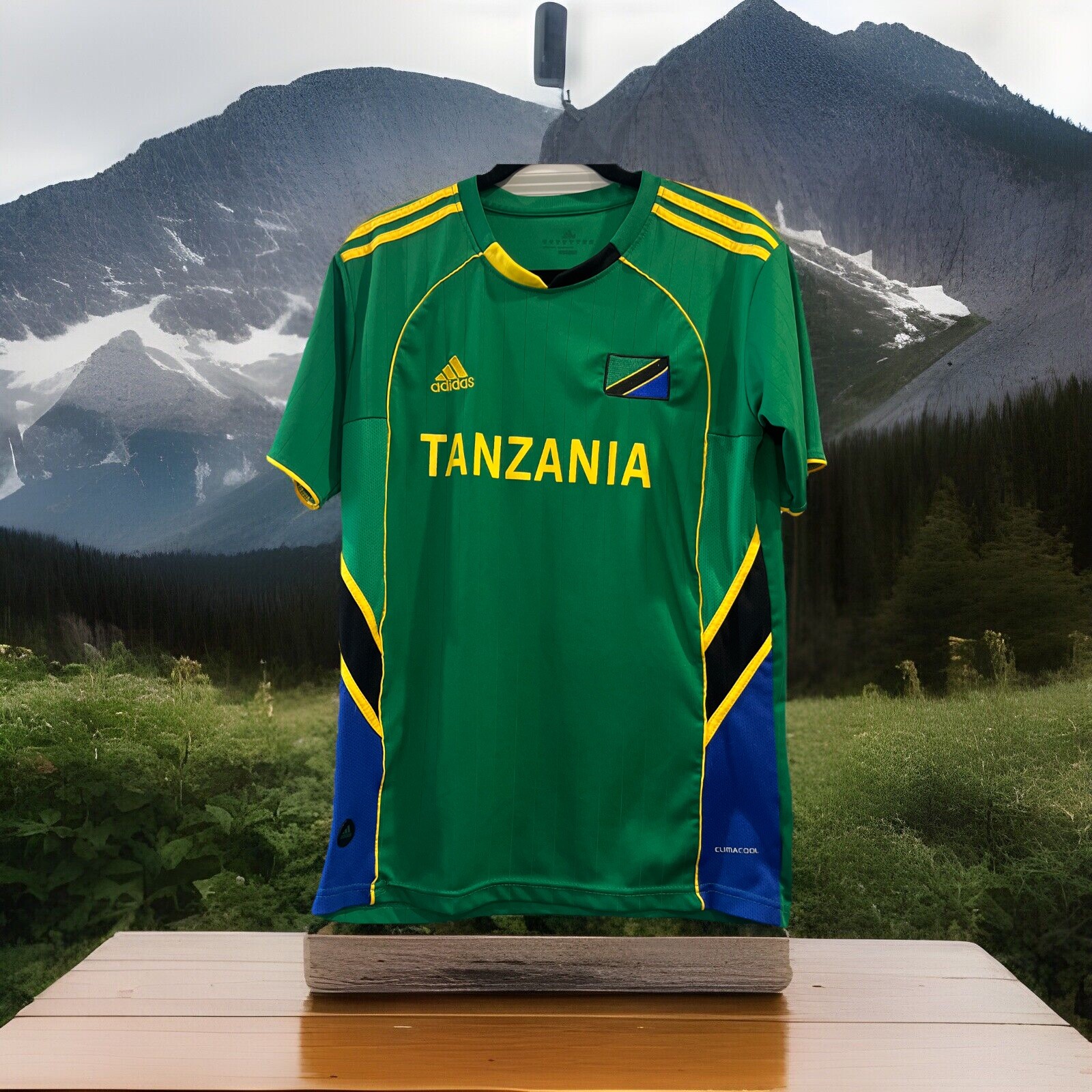 Vintage Adidas Tanzania National Team Soccer Jersey Men Large
