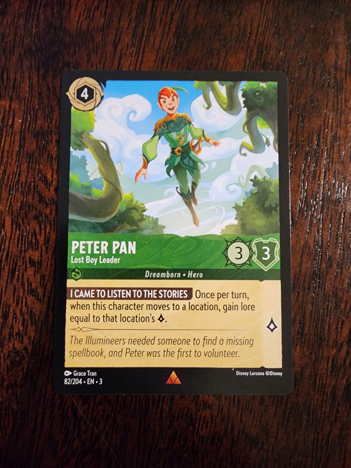 Peter Pan - Lost Boy Leader | Disney Lorcana Into the Inklands | 82/204 | NM