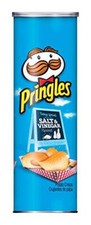 Pringles Salt  Vinegar Chips 5.5 oz. Can - Case of: 14; Each Pack Qty: 114