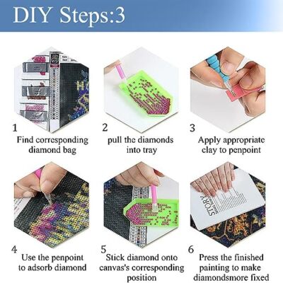 5D Diamond Painting Kit 'Berge Flüsse' – 80x160 Cm, Runde Diamanten, Inkl. Werkzeug, Für Wanddekoration