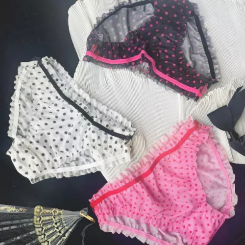 3 Pack Lot Sexy Womens See Through Sheer Panties Brief Thong Lingeries Underwear - Picture 10 of 13