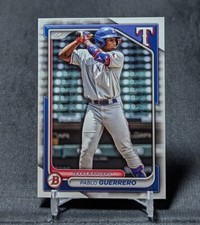 Pablo Guerrero Prospect Rookie 2024 Bowman Draft Card #BD-178 Texas Rangers