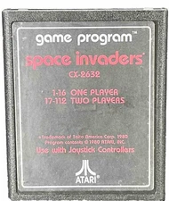 Atari Space Invaders Game Program Cartridge Only Vintage Video Game Shooter 1980