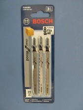 Bosch T101B3 4" 10 TPI Clean Wood Cutting T-Shank Jig Saw Blades NEW