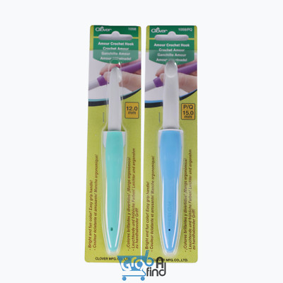 Clover Amour Crochet Hooks - 12mm And 15mm - 1058,1059/PQ