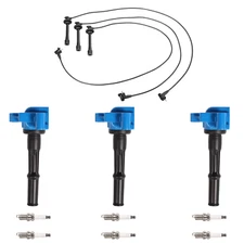 Spark Plug + High Energy Ignition Coil Wire For 1996-2003 Toyota 4Runner 3.4L V6