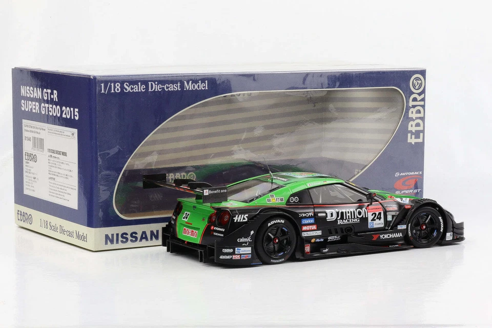 1:18 Ebbro Nissan GT-R Super GT500 2015 #24 Fuji Vincitore (D) . Sasaki M. Krumm - Immagine 4 di 4