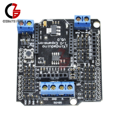V5 I/O Expansion Shield Xbee Sensor Shield SRS485 Bluetooth PWM for Arduino SD