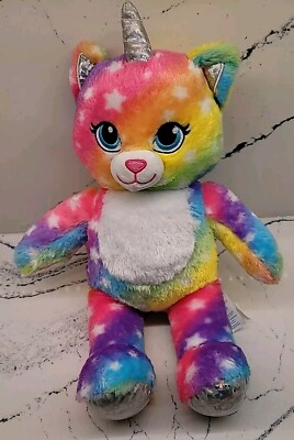Build A Bear Workshop Rainbow Kittycorn Unicorn Kitty Plush