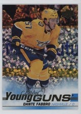 2019-20 Upper Deck Young Guns Speckled Rainbow Foil Dante Fabbro #229 f0l