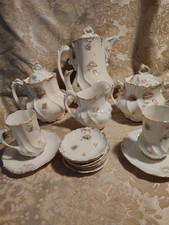 R.S. Prussia Antique 21 Pc. Tea And Chocolate Set Unmarked R.S. PRUSSIA