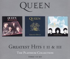 QUEEN - 3 CD - GREATEST HITS I ,II & III - TH...
