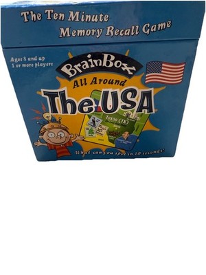Brain Box ALL Around The USA Ages 8 and Up Learning Game by MindWare