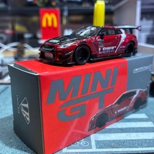 MINI GT 1/64 LB-WORKS Nissan GT-R R35 Red [Age 13+]