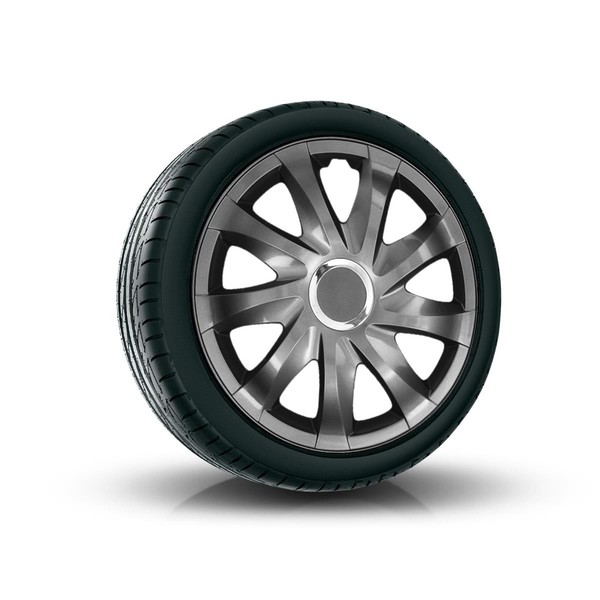 "Radkappen Radzierblende Radkappe 4× NRM Drift Graphite 15\""-image