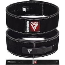 RDX Powerlifting Belt   USPA Approved Lever Buckle Leather Belt for Gym  Squat