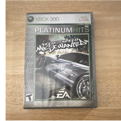 Need for Speed: Most Wanted Platinum Hits Microsoft Xbox 360 with disk