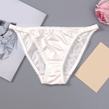 Stylish Womens Underwear Lace Briefs Low Waist Silky Thin Fabric Choices