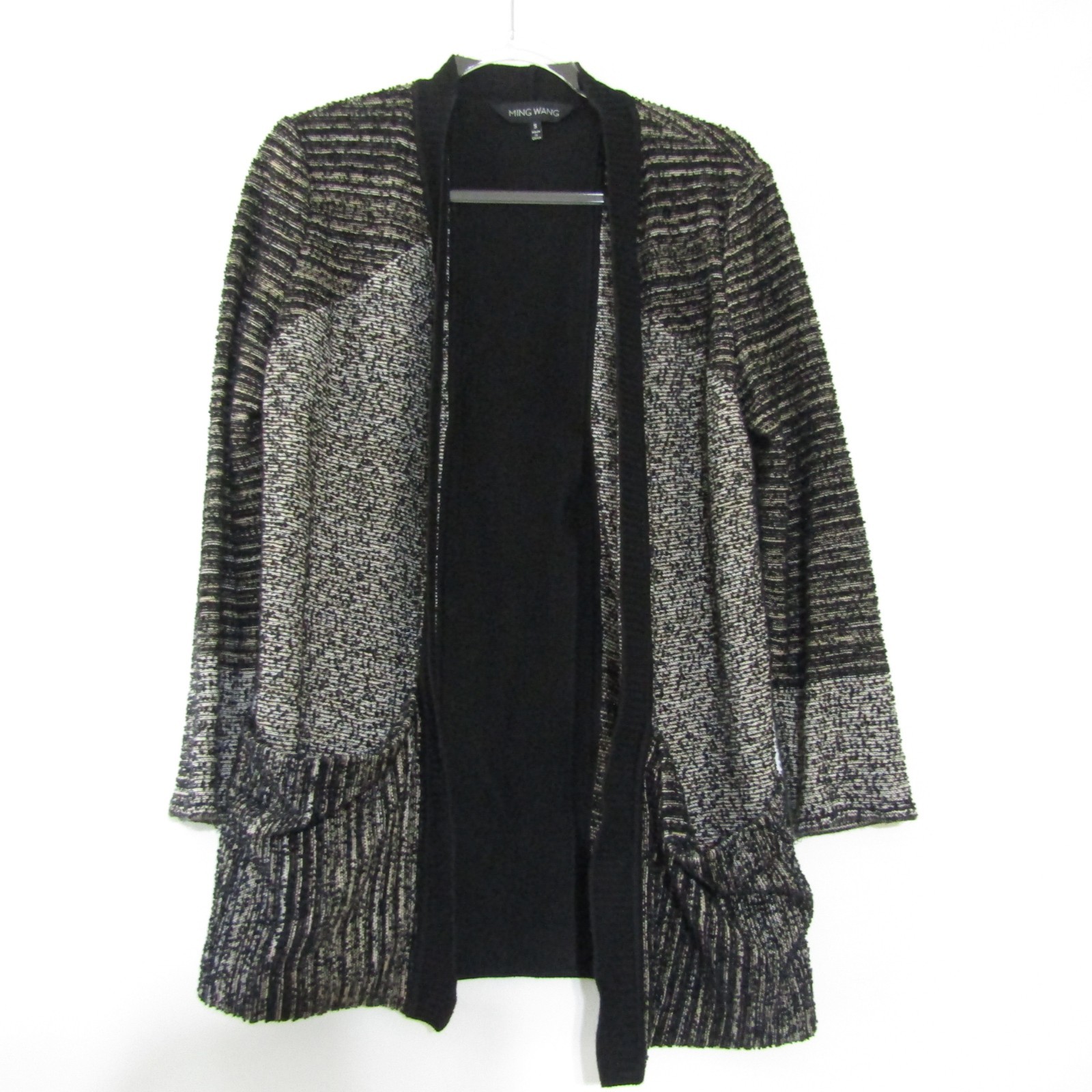 Ming Wang Cardigan Open front Split Back Size Sma… - image 1