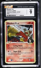 CGC 9 MINT Blaziken FB 2/147 Supreme Victors Holo Swirl Pokemon Card