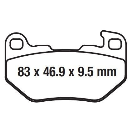EBC HH Brake Pad Rear Right for Harley Davidson Sportster S RH 1250 2021 - 2024