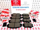 2010-2018 TOYOTA RAV4 XLE &LIMITED FRONT And REAR BRAKE PADS GENUINE OEM PART