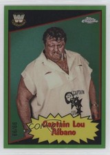 2025 Chrome WWE 1985 Topps Legends Neon Green Refractor 99/99 Lou Albano 1fa4