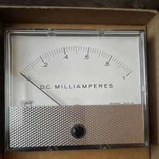 Triplett 320-G Panel Meter D.C. Milliamperes Analog Gauge 0-1mA